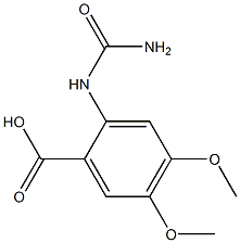 2-[(aminocarbonyl)amino]-4,5-dimethoxybenzoic acid