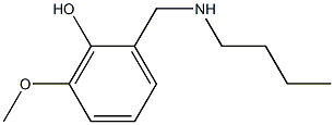 2-[(butylamino)methyl]-6-methoxyphenol Structure