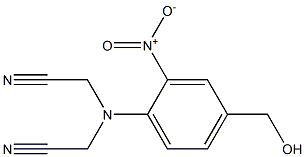 2-[(cyanomethyl)[4-(hydroxymethyl)-2-nitrophenyl]amino]acetonitrile