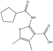 2-[(cyclopentylcarbonyl)amino]-4,5-dimethylthiophene-3-carboxylic acid