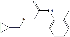 2-[(cyclopropylmethyl)amino]-N-(2-methylphenyl)acetamide