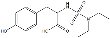 2-[(diethylsulfamoyl)amino]-3-(4-hydroxyphenyl)propanoic acid|