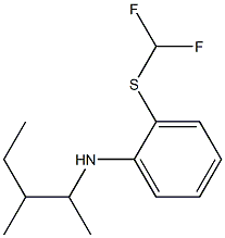 2-[(difluoromethyl)sulfanyl]-N-(3-methylpentan-2-yl)aniline
