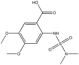 2-[(dimethylsulfamoyl)amino]-4,5-dimethoxybenzoic acid Structure