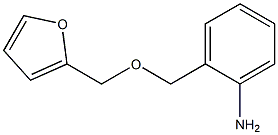 2-[(furan-2-ylmethoxy)methyl]aniline 结构式