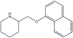 2-[(naphthalen-1-yloxy)methyl]piperidine Structure