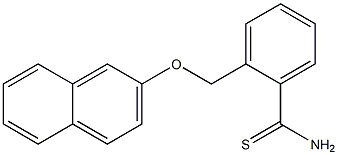 2-[(naphthalen-2-yloxy)methyl]benzene-1-carbothioamide|