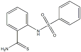  2-[(phenylsulfonyl)amino]benzenecarbothioamide