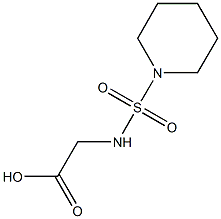  2-[(piperidine-1-sulfonyl)amino]acetic acid