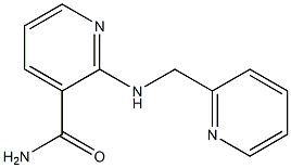 2-[(pyridin-2-ylmethyl)amino]pyridine-3-carboxamide,,结构式