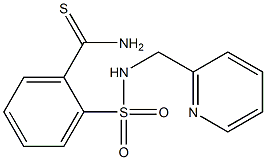 2-[(pyridin-2-ylmethyl)sulfamoyl]benzene-1-carbothioamide Structure
