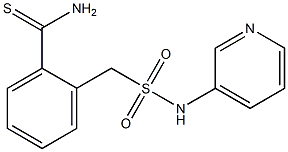  2-[(pyridin-3-ylsulfamoyl)methyl]benzene-1-carbothioamide