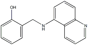 2-[(quinolin-5-ylamino)methyl]phenol|