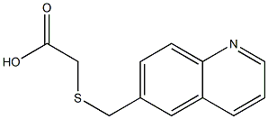 2-[(quinolin-6-ylmethyl)sulfanyl]acetic acid Structure