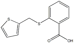 2-[(thiophen-2-ylmethyl)sulfanyl]benzoic acid Structure