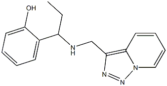 2-[1-({[1,2,4]triazolo[3,4-a]pyridin-3-ylmethyl}amino)propyl]phenol