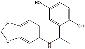 2-[1-(2H-1,3-benzodioxol-5-ylamino)ethyl]benzene-1,4-diol