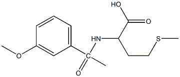 2-[1-(3-methoxyphenyl)acetamido]-4-(methylsulfanyl)butanoic acid|