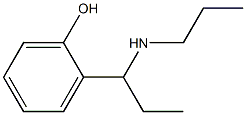 2-[1-(propylamino)propyl]phenol Struktur