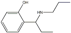 2-[1-(propylamino)propyl]phenol,,结构式