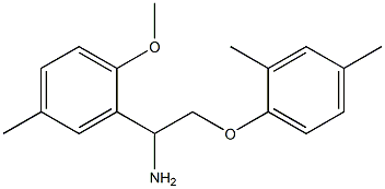 2-[1-amino-2-(2,4-dimethylphenoxy)ethyl]-1-methoxy-4-methylbenzene