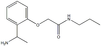 2-[2-(1-aminoethyl)phenoxy]-N-propylacetamide