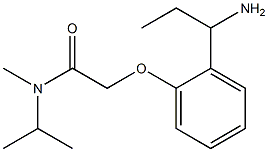 2-[2-(1-aminopropyl)phenoxy]-N-methyl-N-(propan-2-yl)acetamide