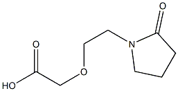 2-[2-(2-oxopyrrolidin-1-yl)ethoxy]acetic acid Structure