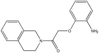 2-[2-(3,4-dihydroisoquinolin-2(1H)-yl)-2-oxoethoxy]aniline,,结构式