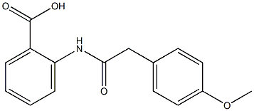  2-[2-(4-methoxyphenyl)acetamido]benzoic acid