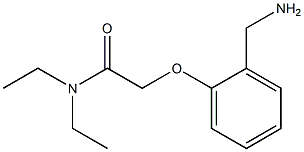 2-[2-(aminomethyl)phenoxy]-N,N-diethylacetamide Structure