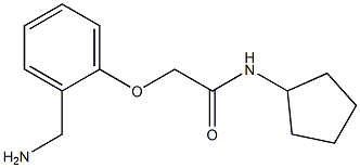  2-[2-(aminomethyl)phenoxy]-N-cyclopentylacetamide