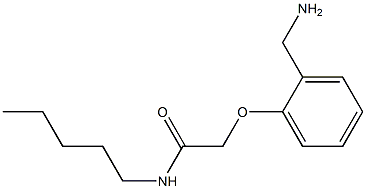 2-[2-(aminomethyl)phenoxy]-N-pentylacetamide Structure