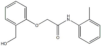 2-[2-(hydroxymethyl)phenoxy]-N-(2-methylphenyl)acetamide Structure