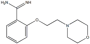 2-[2-(morpholin-4-yl)ethoxy]benzene-1-carboximidamide Structure