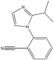 2-[2-(propan-2-yl)-1H-imidazol-1-yl]benzonitrile,,结构式