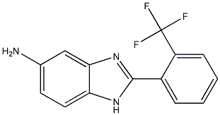 2-[2-(trifluoromethyl)phenyl]-1H-1,3-benzodiazol-5-amine Structure