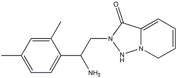 2-[2-amino-2-(2,4-dimethylphenyl)ethyl]-2H,3H-[1,2,4]triazolo[3,4-a]pyridin-3-one 结构式