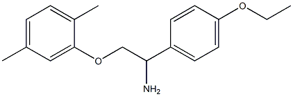 2-[2-amino-2-(4-ethoxyphenyl)ethoxy]-1,4-dimethylbenzene Structure