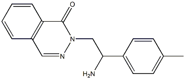 2-[2-amino-2-(4-methylphenyl)ethyl]phthalazin-1(2H)-one Structure