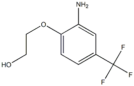 2-[2-amino-4-(trifluoromethyl)phenoxy]ethan-1-ol Struktur