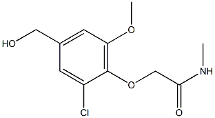 2-[2-chloro-4-(hydroxymethyl)-6-methoxyphenoxy]-N-methylacetamide