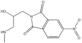  2-[2-hydroxy-3-(methylamino)propyl]-5-nitro-2,3-dihydro-1H-isoindole-1,3-dione