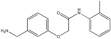 2-[3-(aminomethyl)phenoxy]-N-(2-methylphenyl)acetamide|