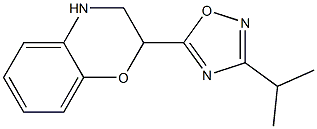 2-[3-(propan-2-yl)-1,2,4-oxadiazol-5-yl]-3,4-dihydro-2H-1,4-benzoxazine Structure