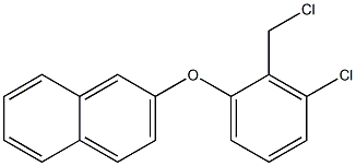 2-[3-chloro-2-(chloromethyl)phenoxy]naphthalene|