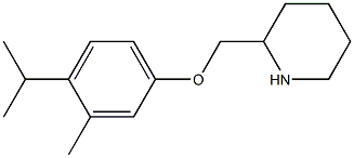 2-[3-methyl-4-(propan-2-yl)phenoxymethyl]piperidine