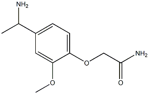 2-[4-(1-aminoethyl)-2-methoxyphenoxy]acetamide