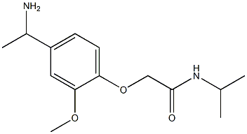 2-[4-(1-aminoethyl)-2-methoxyphenoxy]-N-isopropylacetamide