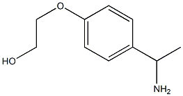 2-[4-(1-aminoethyl)phenoxy]ethan-1-ol,,结构式